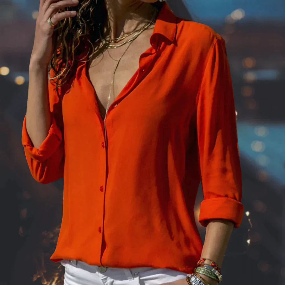Monique - Feestelijk Chique Blouse Feestelijk Voor Dames