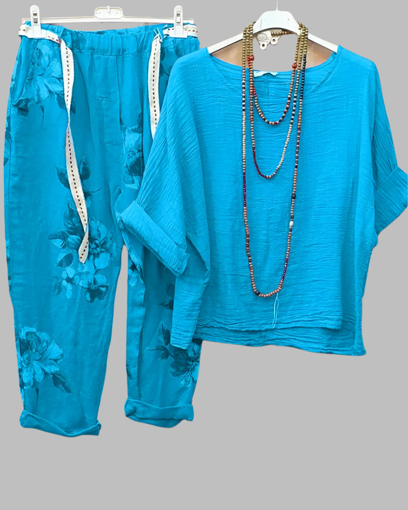 Norah - Casual Bloemen Outfit voor Vrouwen